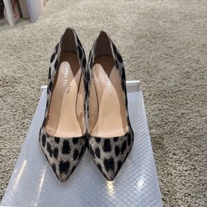 Ivanka Trump Black and Cream Heels